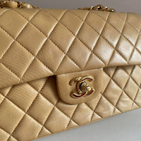 CHANEL Vintage 24K Medium Classic Lambskin Double Flap GHW