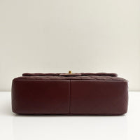 CHANEL Jumbo Classic Double Flap Burgundy Lambskin GHW