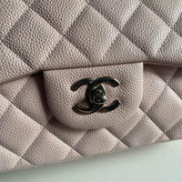 CHANEL Jumbo Classic Double Flap Pink Caviar SHW