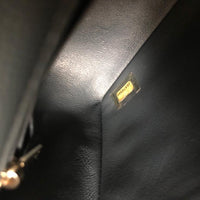 Chanel 18B Dark Grey Caviar Classic Flap Mini GHW.