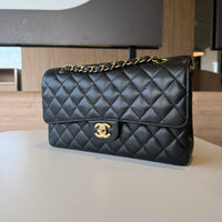 CHANEL Medium Classic Caviar Double Flap