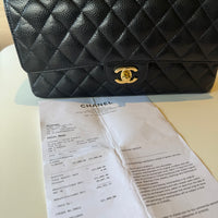 CHANEL Medium Classic Caviar Double Flap