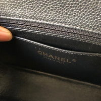 Chanel Caviar Black Quilted Classic Flap Mini GHW