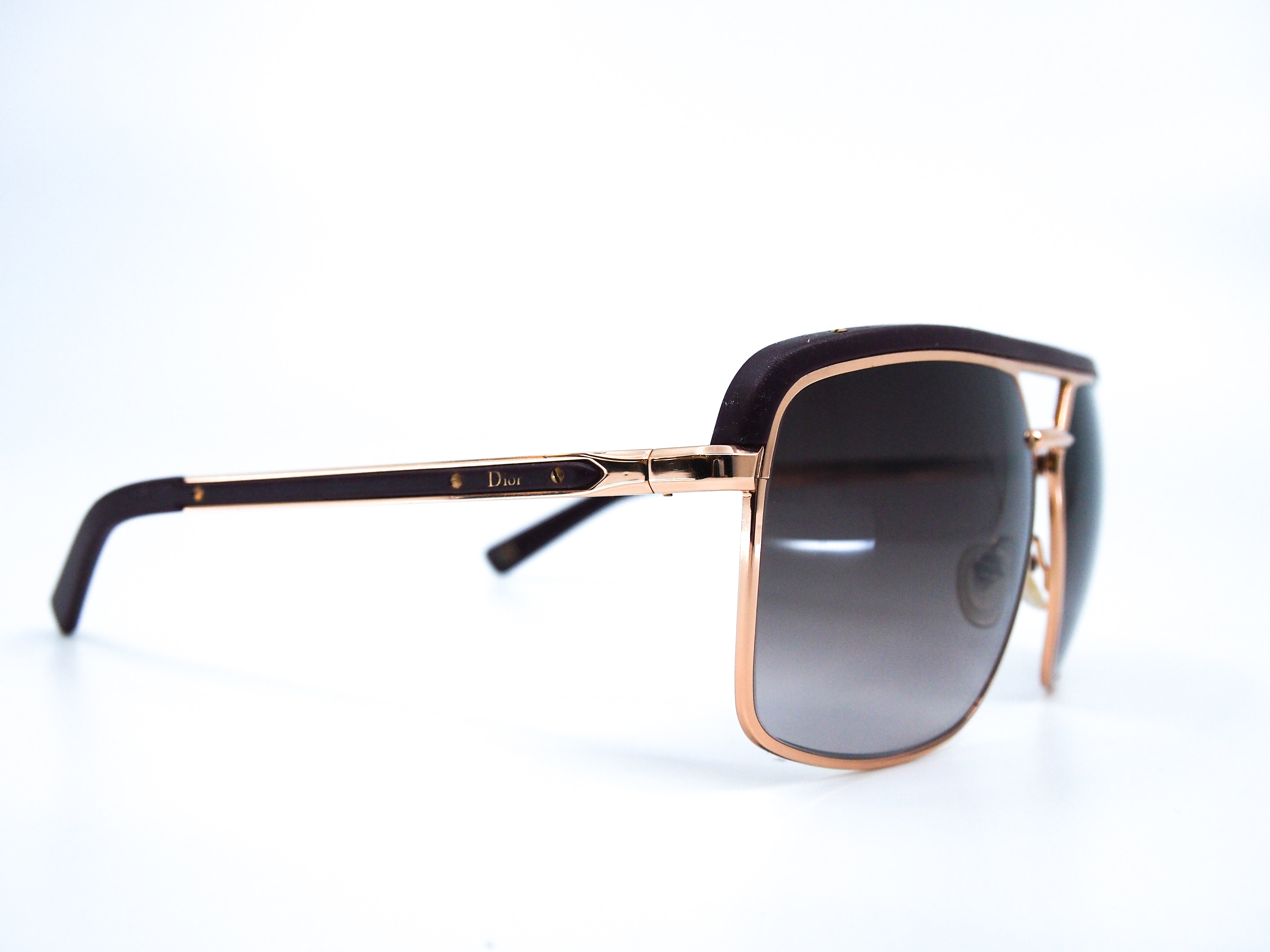 CHRISTIAN DIOR HAVANE Sunglasses Christian Dior Havane Aviator Sunglasses - Gold Sunglasses  main image 2
