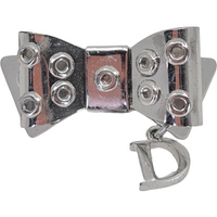 Dark Gray DIOR Original Bow Pin Brooch