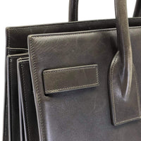 Dim Gray SAINT LAURENT Sac De Jour in Red Velvet Smooth Leather