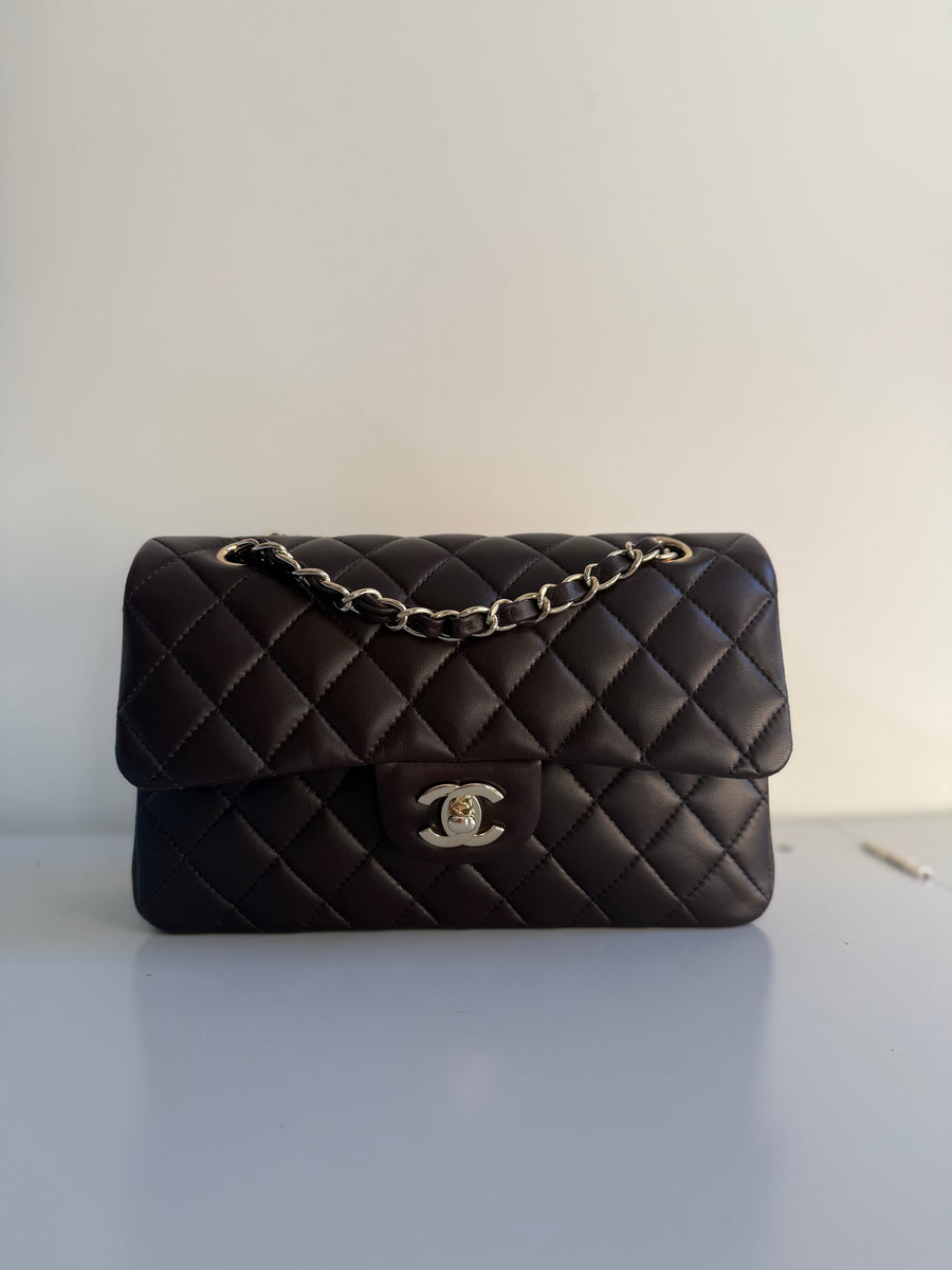 Chanel Small Chocolate Classic Double Flap Bag – 21A Collection