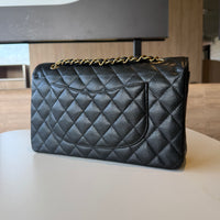 CHANEL Medium Classic Caviar Double Flap