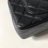 Chanel Caviar Black Quilted Classic Flap Mini SHW
