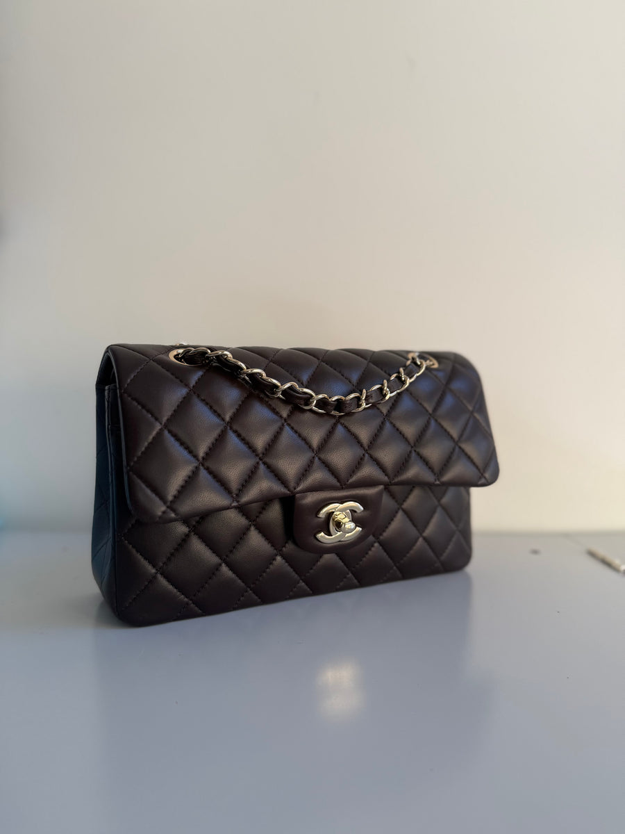 Chanel Small Chocolate Classic Double Flap Bag – 21A Collection