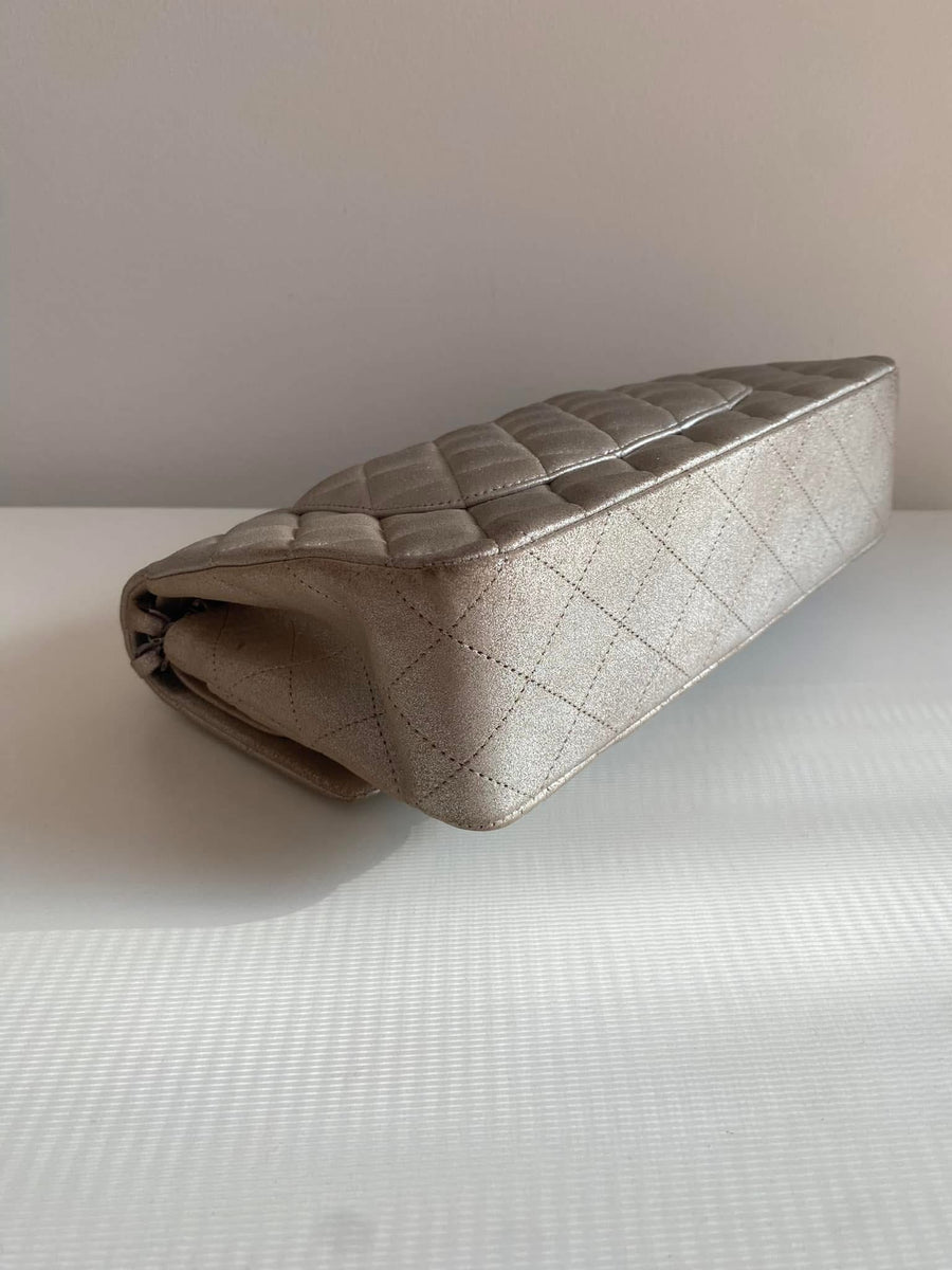 Chanel Classic Medium Flap Caviar Lambskin Ruthenium Hardware