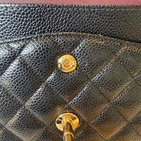 CHANEL Medium Classic Caviar Double Flap