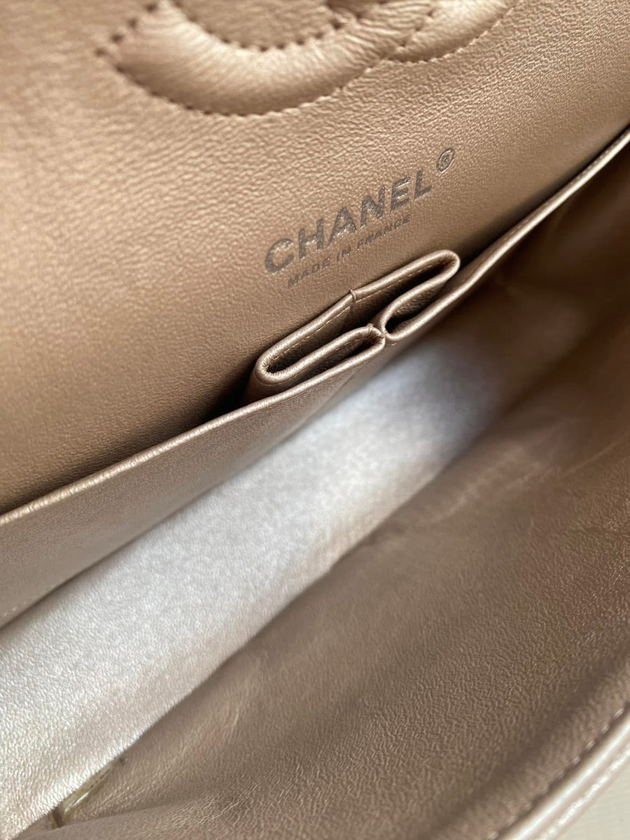 Chanel Classic Medium Flap Caviar Lambskin Ruthenium Hardware