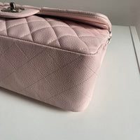 CHANEL Jumbo Classic Double Flap Pink Caviar SHW