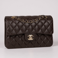 Chanel Small Chocolate Classic Double Flap Bag – 21A Collection