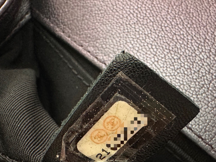 CHANEL Old Medium Boy Purple Mermaid