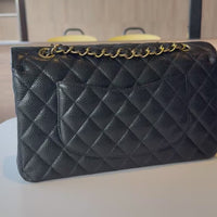 CHANEL Medium Classic Caviar Double Flap