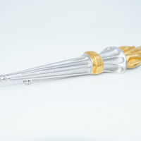 KARL LAGERFELD Rare Vintage Torch Pin Brooch