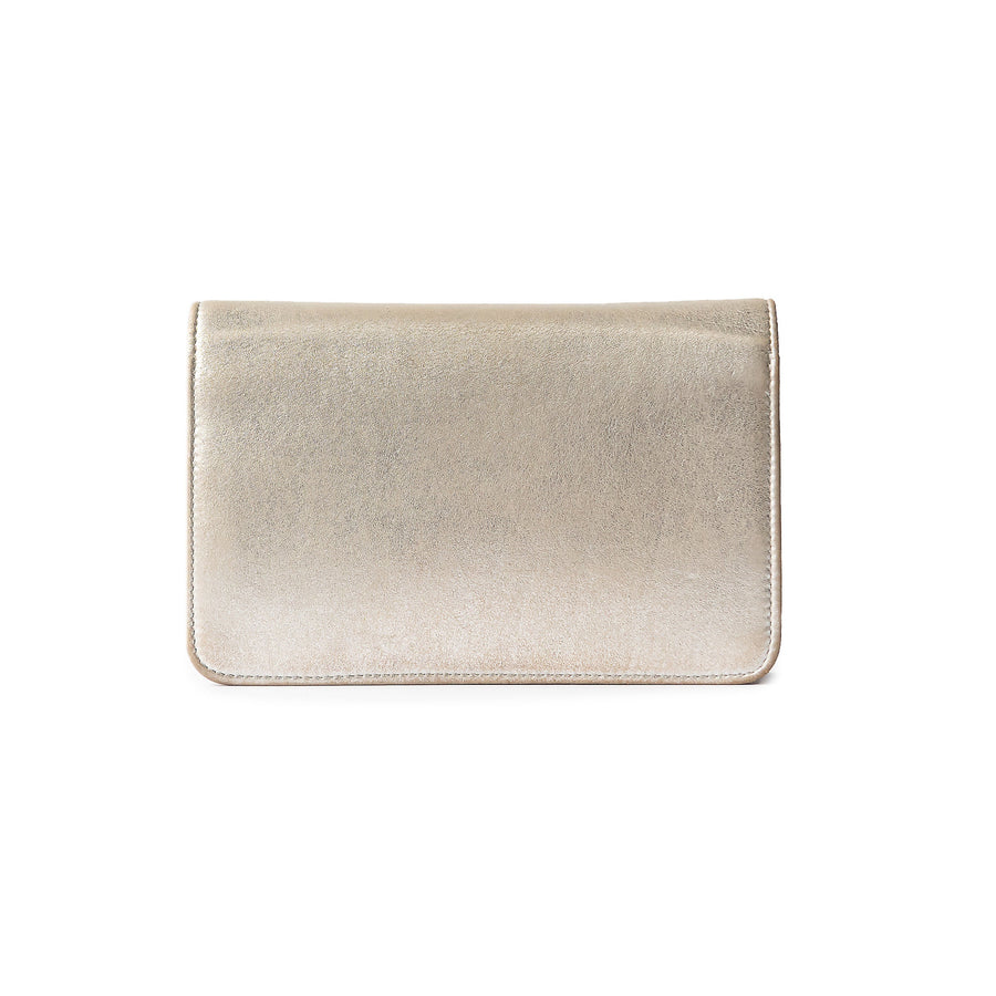 CHANEL Wallet On Chain WOC Silver & Black