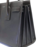 Black SAINT LAURENT Sac De Jour in Red Velvet Smooth Leather